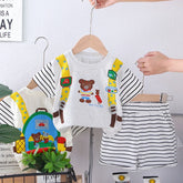 Boys' Summer Bear Travel Outfit β Adventure-Inspired Set