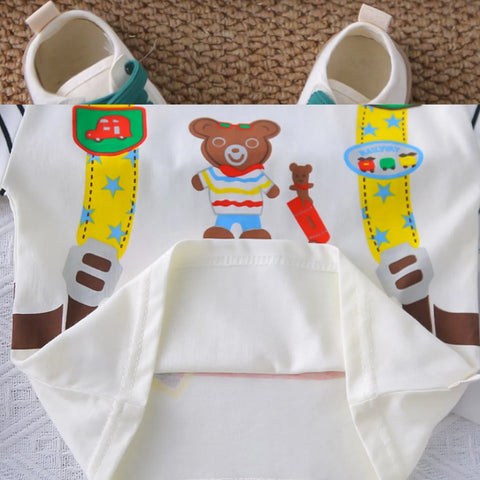 Boys' Summer Bear Travel Outfit – Adventure-Inspired Set Boys' Summer Bear Travel Outfit – Adventure-Inspired Set