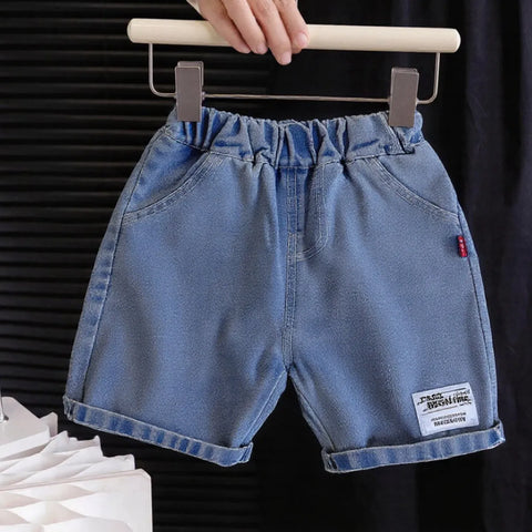 Boys' Street Art Summer Set – Printed Tee & Denim Shorts (1-6 Years) Boys' Street Art Summer Set – Printed Tee & Denim Shorts (1-6 Years)