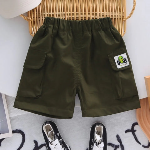 Boys' Cartoon Fruit Shirt & Shorts Set – Colorful Style (1-5 Years) Boys' Cartoon Fruit Shirt & Shorts Set – Colorful Style (1-5 Years)