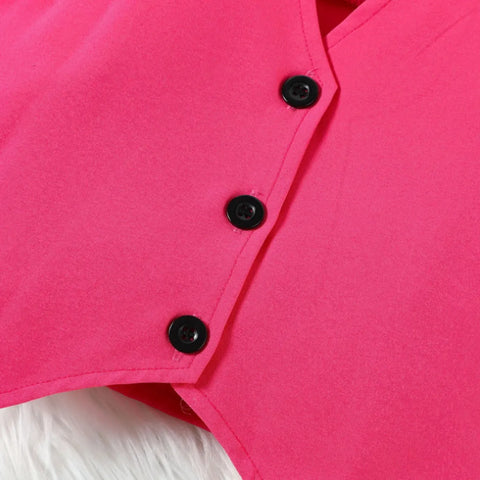 Bold Diva 4-Piece Set β Hot Pink Vest, Skirt & Hat Combo (1-6 Years) Bold Diva 4-Piece Set β Hot Pink Vest, Skirt & Hat Combo (1-6 Years)