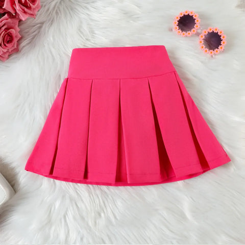 Bold Diva 4-Piece Set β Hot Pink Vest, Skirt & Hat Combo (1-6 Years) Bold Diva 4-Piece Set β Hot Pink Vest, Skirt & Hat Combo (1-6 Years)