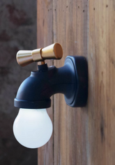 Fountain Shaped Night Light with USB Rechargeable