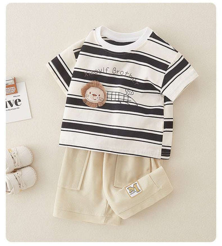 Little Lion Brother Striped Summer Set Little Lion Brother Striped Summer Set