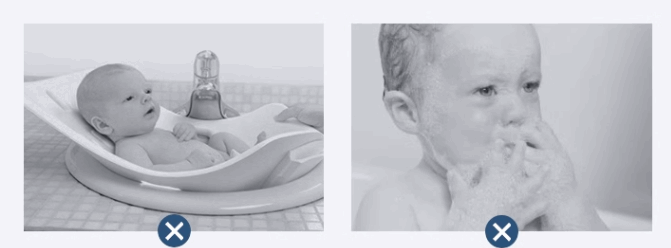 Children's Bathtub with Temperature Display
