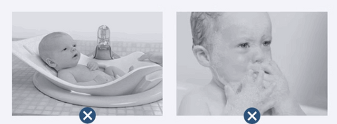 Children's Bathtub with Temperature Display Children's Bathtub with Temperature Display