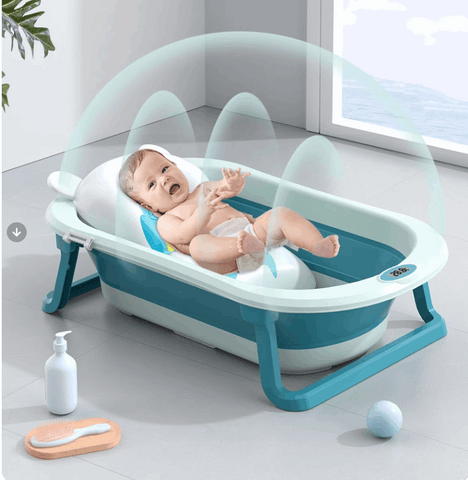 Children's Bathtub with Temperature Display Children's Bathtub with Temperature Display