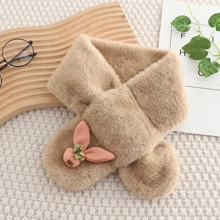 3-Piece Kids Winter Outfit with Scarf β Orange or Pink (1-6 Years)
