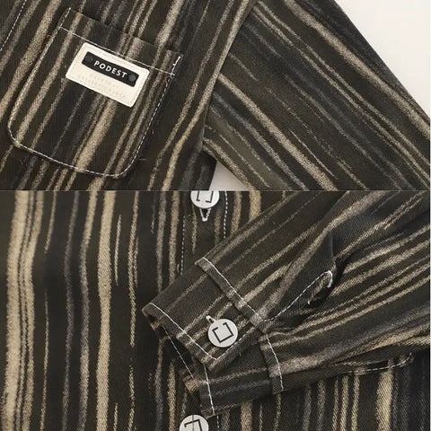 Striped Shirt, Graphic T-Shirt & Jeans Children’s Outfit – Brown or Black (1-5 Years) Striped Shirt, Graphic T-Shirt & Jeans Children’s Outfit – Brown or Black (1-5 Years)