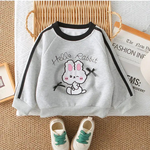 Kids Bunny Sweatshirt & Shorts Set β Grey or Purple (1-5 Years) Kids Bunny Sweatshirt & Shorts Set β Grey or Purple (1-5 Years)