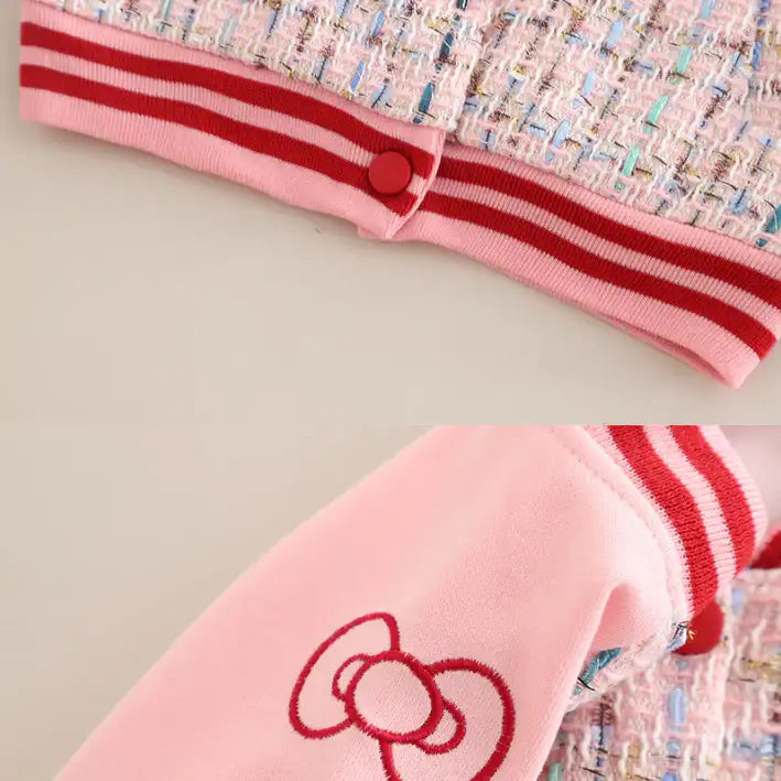 Girls Bunny Cardigan & Pants Outfit β Beige, Pink or Blue (1-5 Years)
