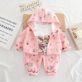 3-Piece Kids Cartoon Outfit β Pink (1-5 Years)