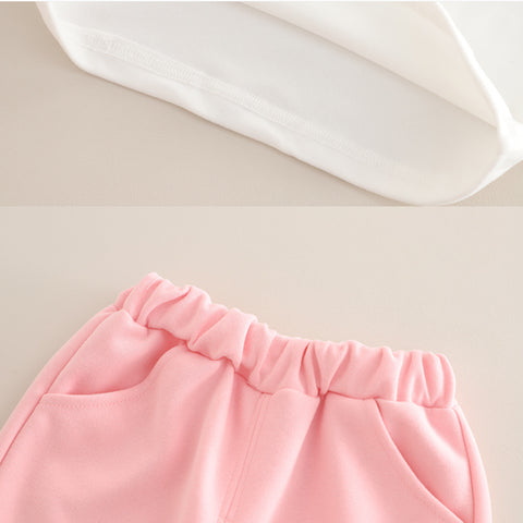 Girls Bunny Cardigan & Pants Outfit β Beige, Pink or Blue (1-5 Years) Girls Bunny Cardigan & Pants Outfit β Beige, Pink or Blue (1-5 Years)