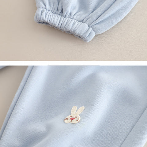 2-Piece Kids Light Blue Outfit with Heart & Bunny Detail (1-5 Years) 2-Piece Kids Light Blue Outfit with Heart & Bunny Detail (1-5 Years)