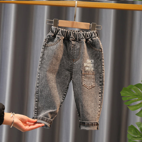 Boys 3-Piece Plaid Shirt, T-Shirt & Jeans Outfit (1-5 Years) Boys 3-Piece Plaid Shirt, T-Shirt & Jeans Outfit (1-5 Years)