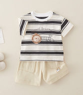 Little Lion Brother Striped Summer Set