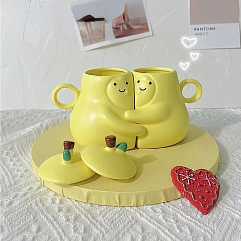 Hugged Pears Mug-Double Gift Product Hugged Pears Mug-Double Gift Product