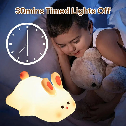 LED Cute Rabbit Night Light Kids Touch Sensor LED Cute Rabbit Night Light Kids Touch Sensor