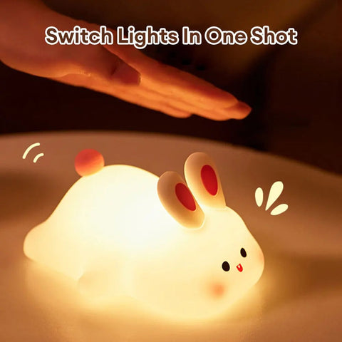 LED Cute Rabbit Night Light Kids Touch Sensor LED Cute Rabbit Night Light Kids Touch Sensor