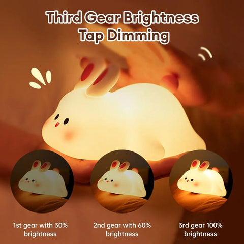 LED Cute Rabbit Night Light Kids Touch Sensor LED Cute Rabbit Night Light Kids Touch Sensor