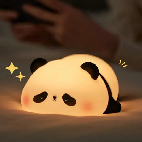 Silicone LED Lamp Cute Little Panda with Touch Sensor Silicone LED Lamp Cute Little Panda with Touch Sensor