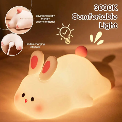 LED Cute Rabbit Night Light Kids Touch Sensor LED Cute Rabbit Night Light Kids Touch Sensor
