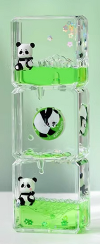 Cute Panda Liquid Hourglass Cute Panda Liquid Hourglass
