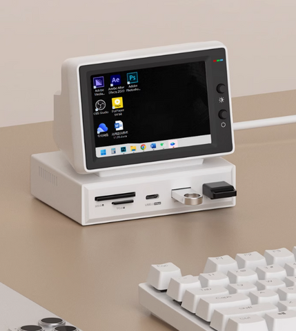 Portable Mini Computer and Monitor Portable Mini Computer and Monitor