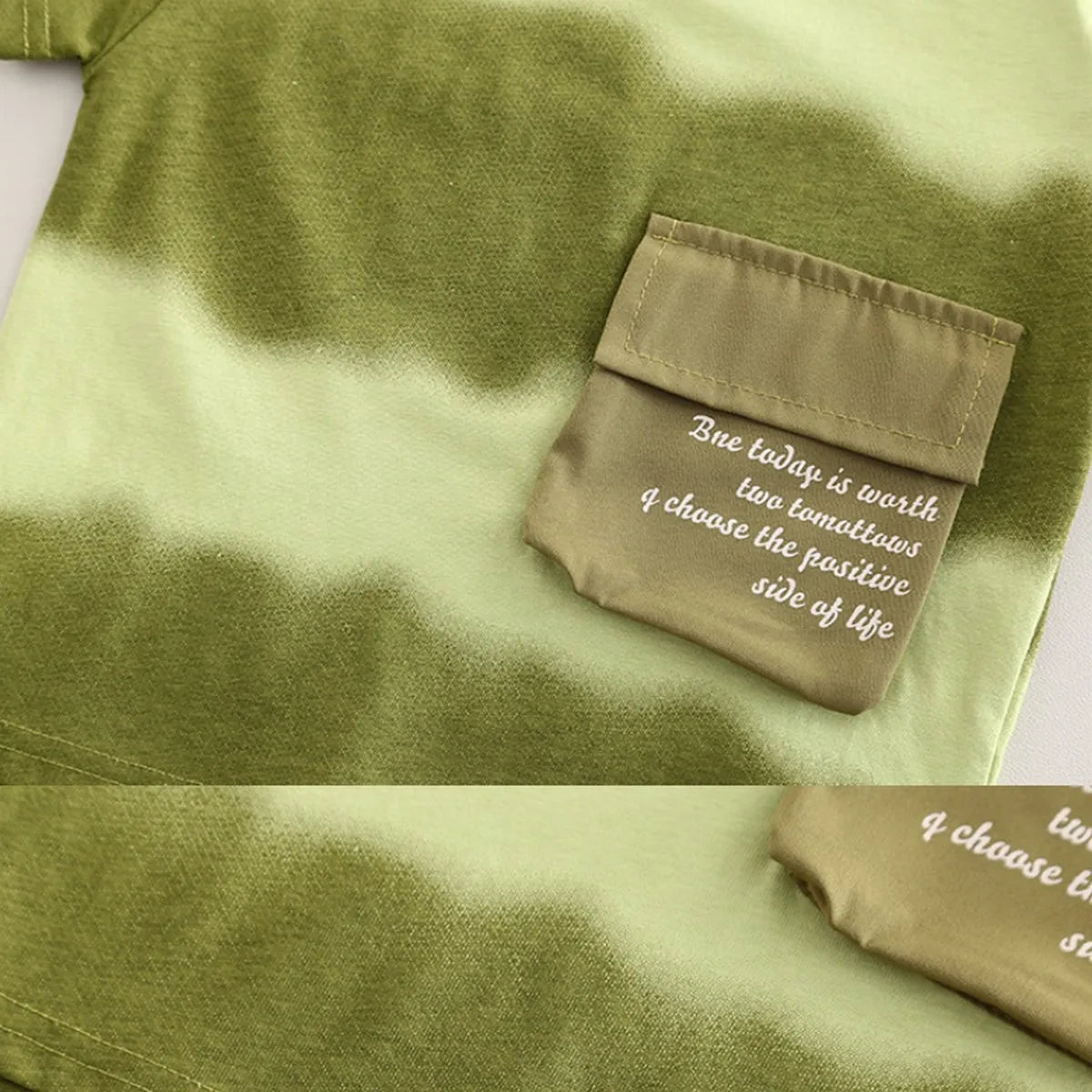 Boys' Utility Pocket Set – Two-Tone Green Adventure Outfit