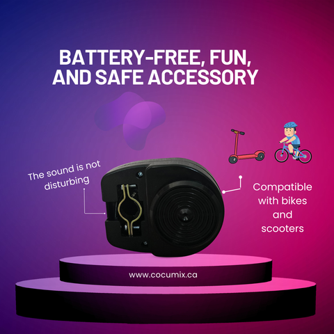 Motor Sound Horn for Bike & Scooter – Battery-Free Twist Throttle