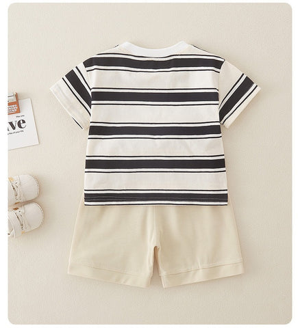 Little Lion Brother Striped Summer Set