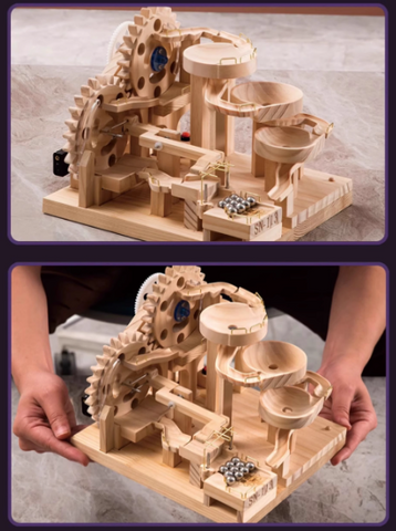 Motorized Wooden Ball Slide