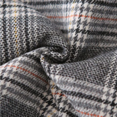 Toddler Thick Winter Plaid Jacket with Bear Pocket – Brown or Grey (1-5 Years)