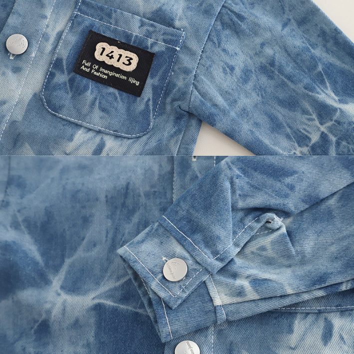 Denim Shirt, Sweatshirt & Jeans Children’s Outfit – Blue or Black (1-5 Years)