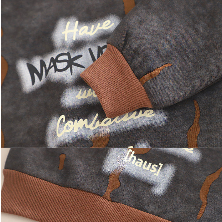 Kids Sweatshirt & Jeans Set – Purple, Grey or Dark Grey (1-5 Years)