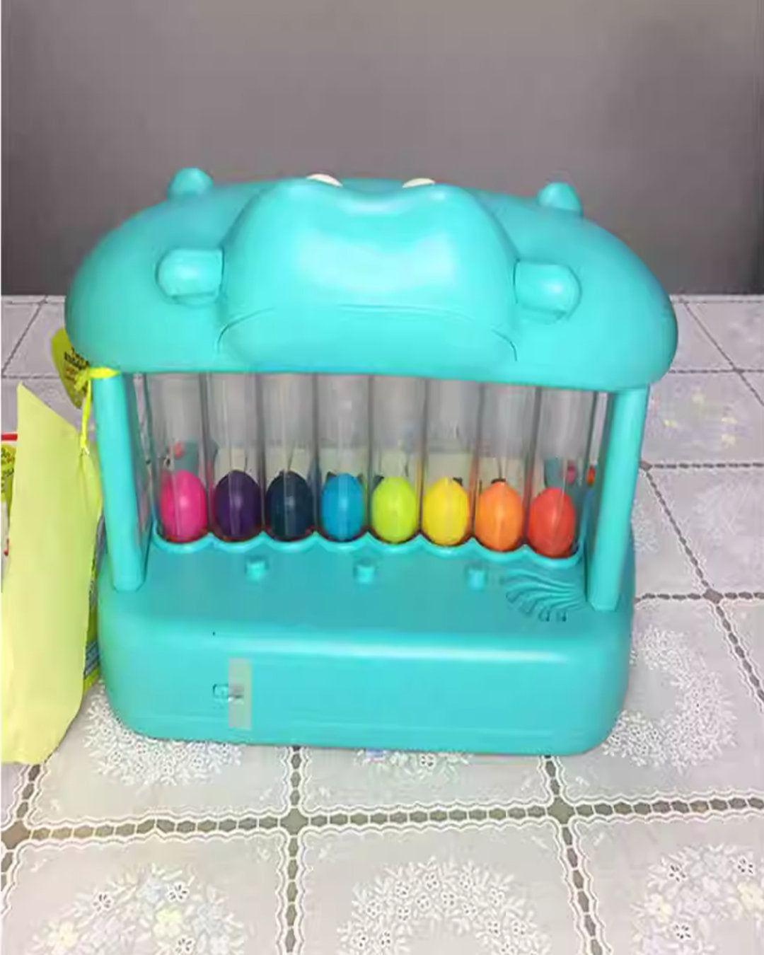 Hippo Musical Piano Toy with Light-Up Balls and Color Keys – For Toddlers