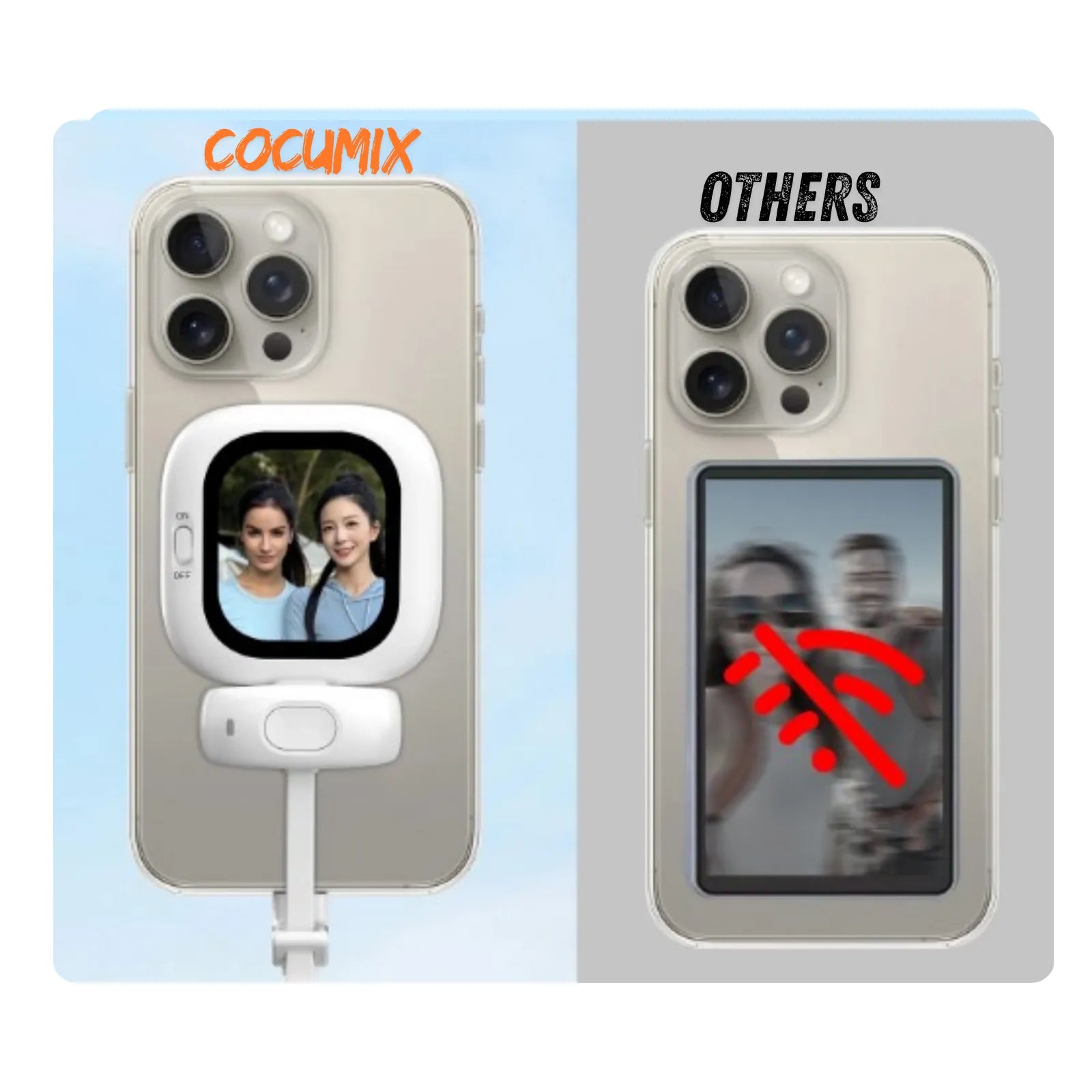 Next-Gen Selfie Monitor for iPhone + Vlog Camera Assistant