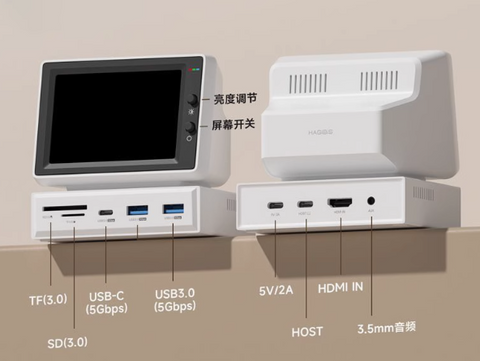 Portable Mini Computer and Monitor