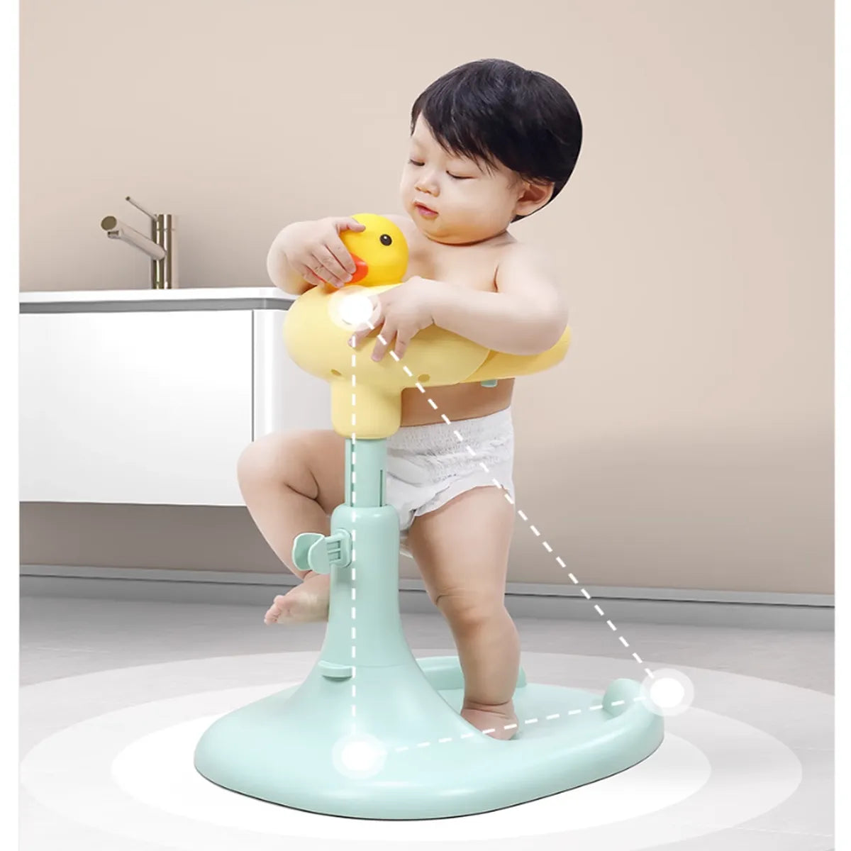 Non-Slip Baby & Toddler Bath Faucet Helper